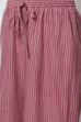 Pink Clay Cotton Straight Fusion Yarndyed Kurta Set image number 2