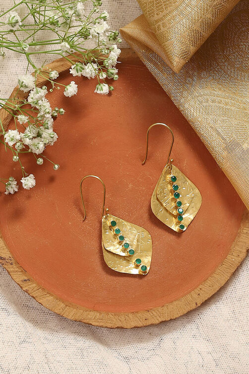 Gold 925 Sterling Silver Earrings image number 0