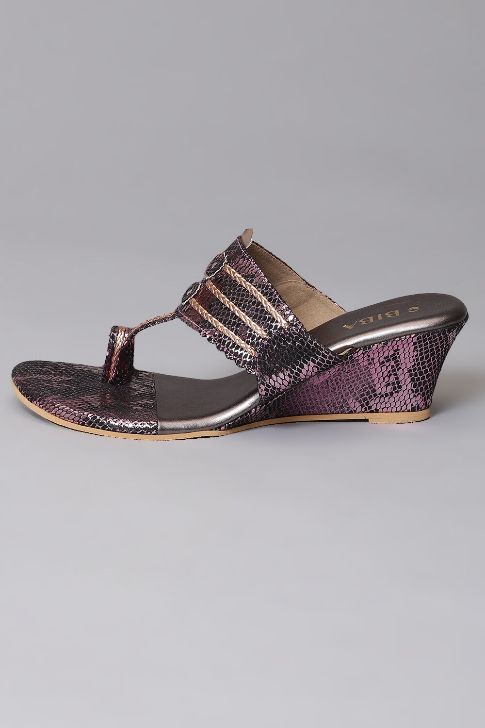 Purple sales wedge heels