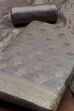 Lavender Cotton Printed Embroidered Unstitched Suit Set image number 1