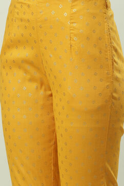 Gold Viscose Narrow Pant image number 1