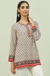 Mustard Art Silk Straight Printed Kurti image number 3