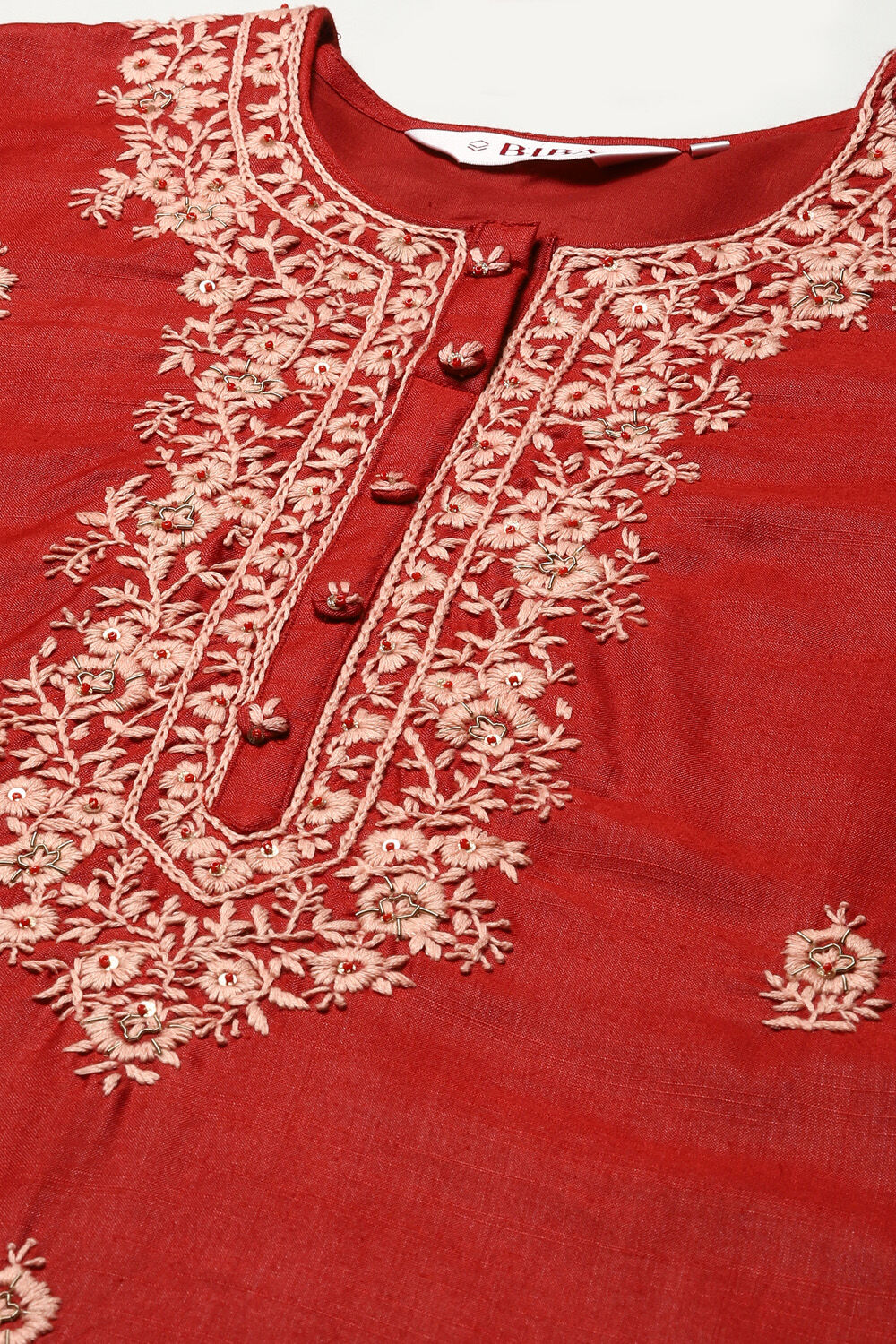 Black Cotton Straight Kurta Palazzo Suit Set image number 1