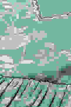 Sea Green Cotton Straight Kurta Garara Suit Set image number 2