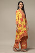 Yellow Rayon Asymmetric Kurta Palazzo 2 Piece Set image number 5