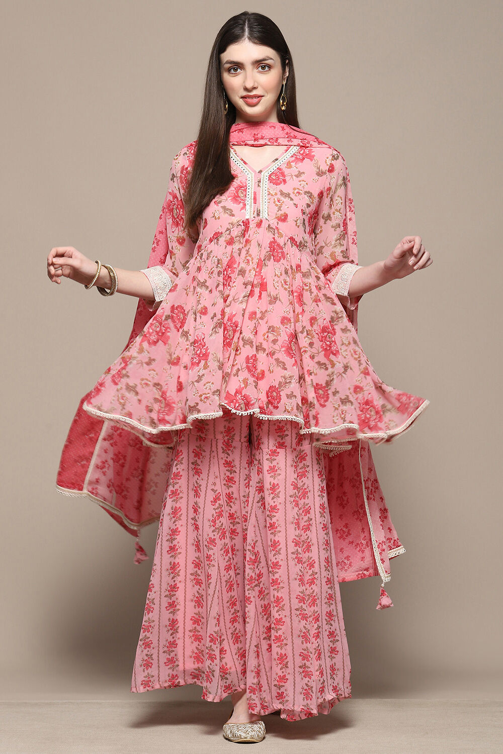 Biba pink suit set sales