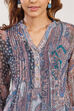 Brown Polyester Printed Straight Kurta image number 1