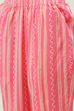 Pink Cotton Screen Print Unstitched Suit Set image number 2