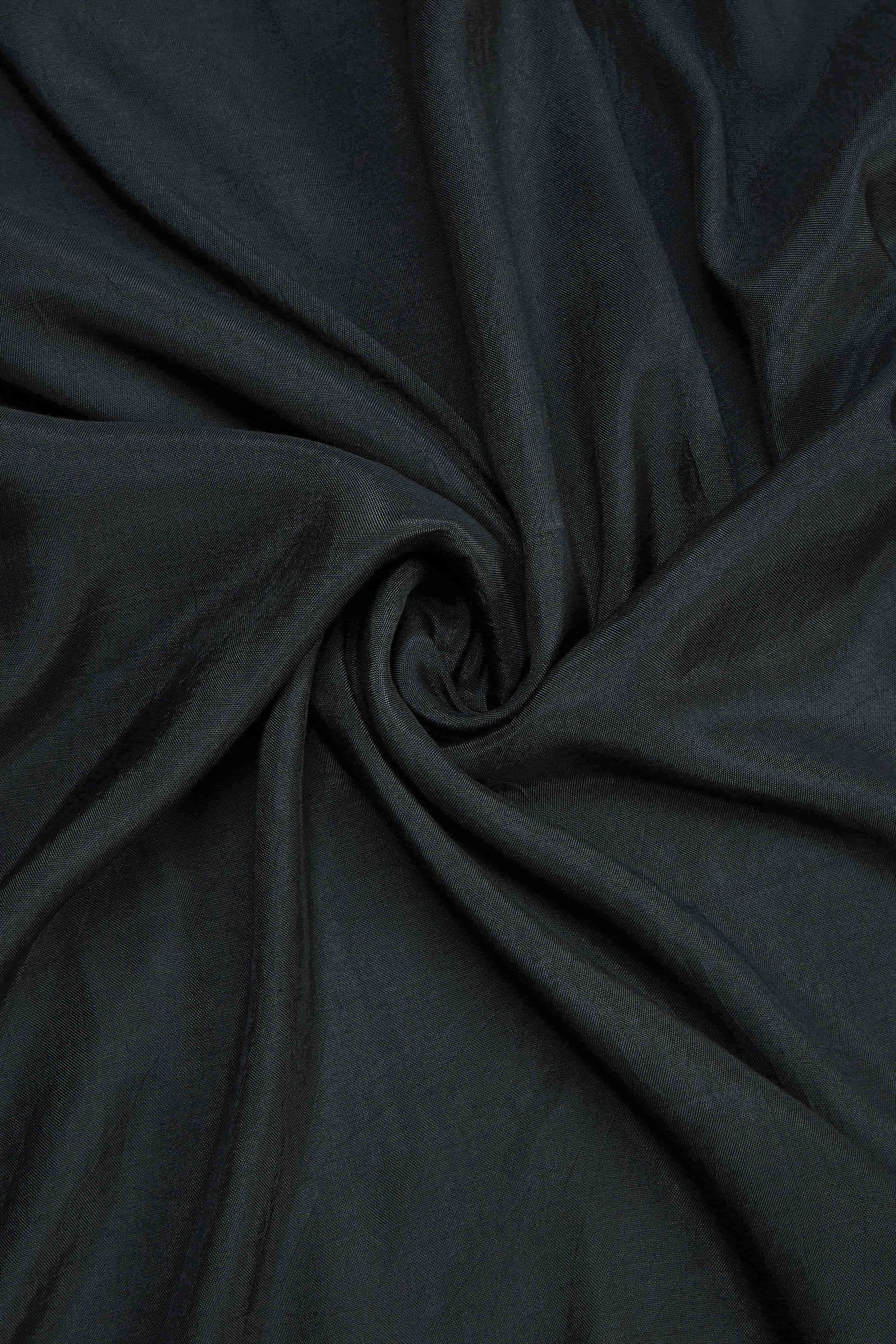 Grey Chanderi Rajasthani Print Unstitched Suit Set image number 2