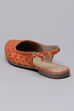 Orange Fabric Formal Sandals image number 3