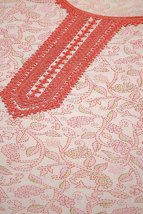 Gajri Cotton Woven Unstitched Suit Set image number 6
