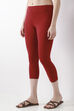 Camel Cotton Lycra Leggings image number 2