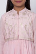 Pastel Pink Cotton Anarkali Kurta Churidar Suit Set image number 1