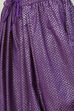 Purple Cotton Blend Asymmetric Printed Kurta Suit Set image number 2