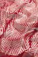 Red Chanderi Chevron Printed Dupatta image number 2