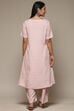 Indigo Rayon Asymmetric Kurta Palazzo 2 Piece Set image number 4