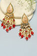 Red Alloy Earrings image number 0