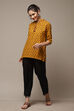 Off White Art Silk Solid Pants image number 0