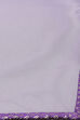 Purple Art Silk Asymmetric Kurta Dhoti Salwar Suit Set image number 3