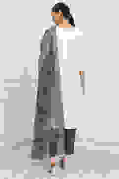 Off White Cotton Blend Schiffli Unstitched Suit Set image number 5