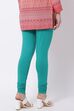 Fuschia Cotton Blend Solid Churidar image number 4