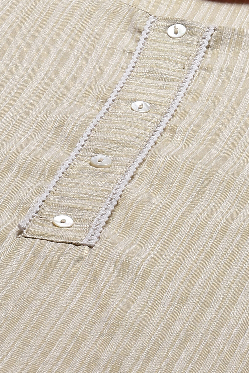 Red Cotton Blend Straight Kurta Palazzo Suit Set image number 1