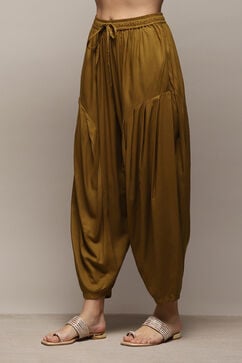 Bronze Burst LIVA Blend Straight Solid Suit Set image number 2
