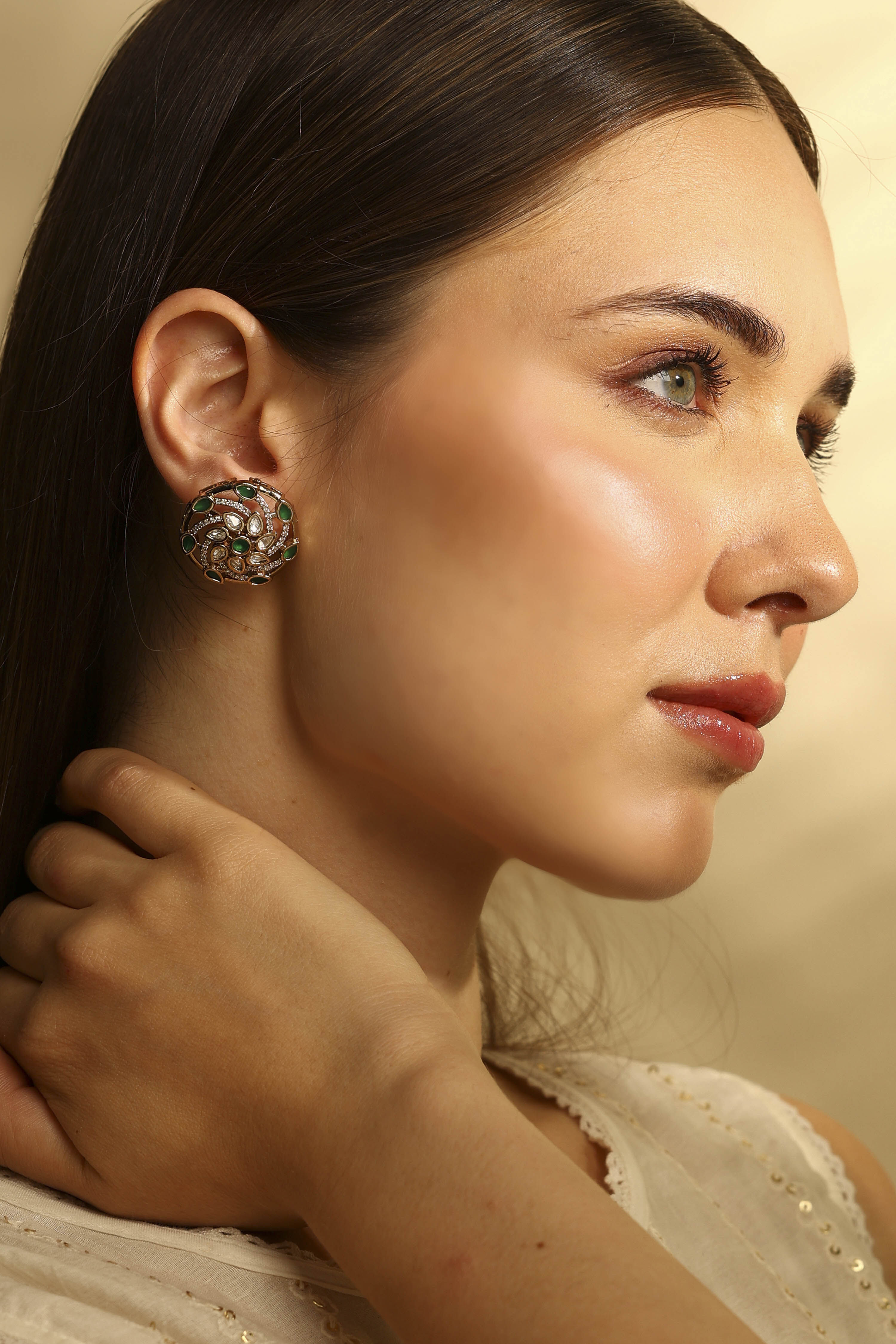 Green Brass Studs image number 3