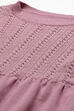 Onion Pink Flared Cotton Dress image number 1