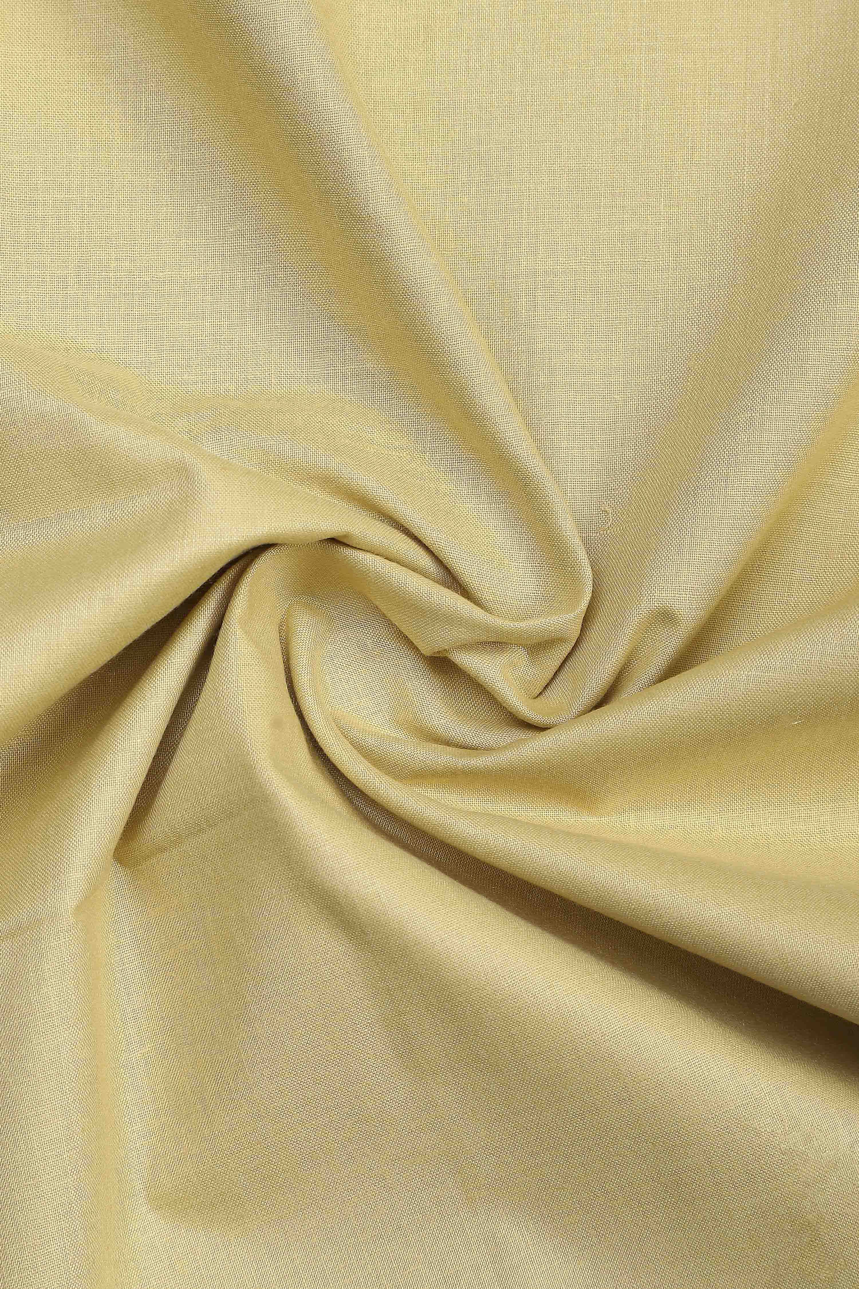 Green Cotton Rajasthani Print Unstitched Suit Set image number 2