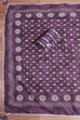 Indigo Cotton Unstitched Suit Set image number 2
