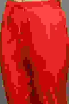 Red Viscose Straight Kurta Churidar Suit Set image number 2