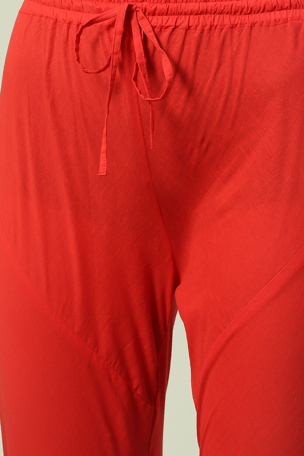 Red Anarkali Kurta Churidar Suit Set image number 2