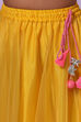 Pink And Yellow Poly Modal Lehenga Set image number 5