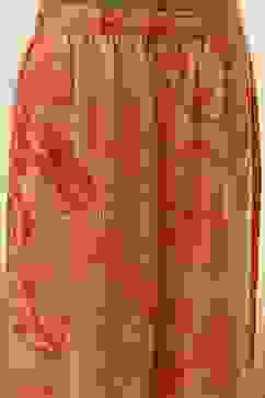 Peach-Colored Floral Straight Kurta Set image number 2