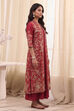 Green Maroon Polyester Straight Dress image number 4