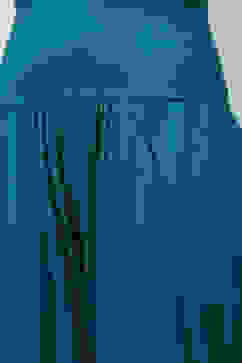 Teal Viscose Relaxed Joggers image number 1