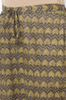 Navy Cotton A-Line Kurta Pant Suit Set image number 2