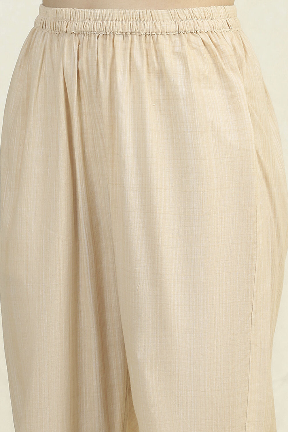 White Blue Cotton Digital Print Unstitched Suit Set image number 3