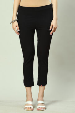 Black Viscose Pants image number 0