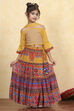 Assorted Polyester Printed Tiered Lehenga Set image number 6