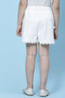 White Cotton Shorts image number 4