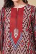 Brown Viscose Rayon Straight Kurta Pants Set image number 1