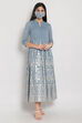 Off White Cotton Dress image number 5