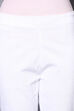 Off White Viscose Lycra Solid Pants image number 1