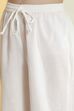 White Cotton Kurta Pants Set image number 2