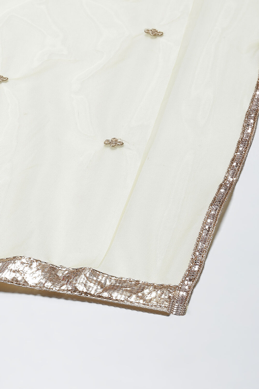 Yellow Flared Kurta Lehenga Suit Set image number 3