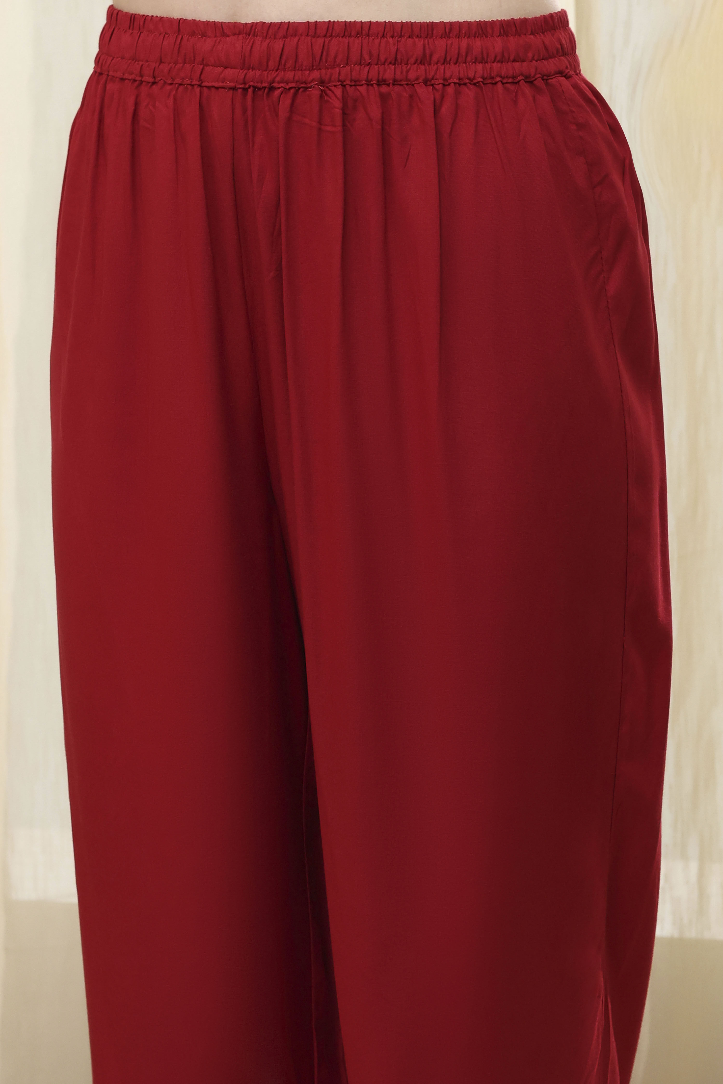 Navy Blue Printed Angrakha Style Anarkali Suit Set image number 2