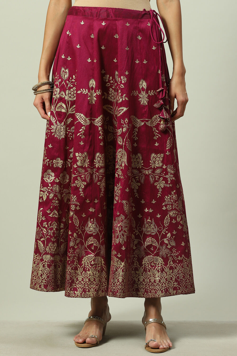Silk skirt indian discount