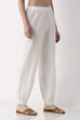 Light Beige Cotton Salwar Pants image number 3